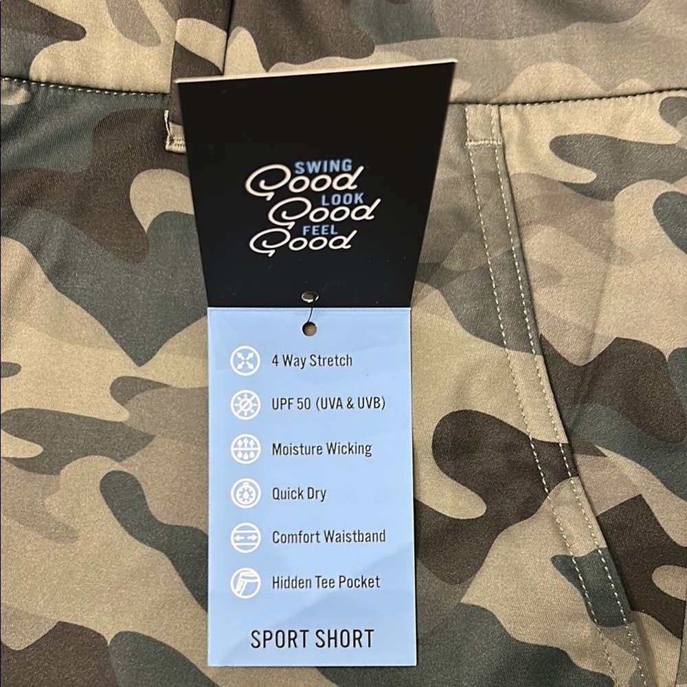 NWT GOOD GOOD Men's Camouflage Shorts - Picture 2 of 3